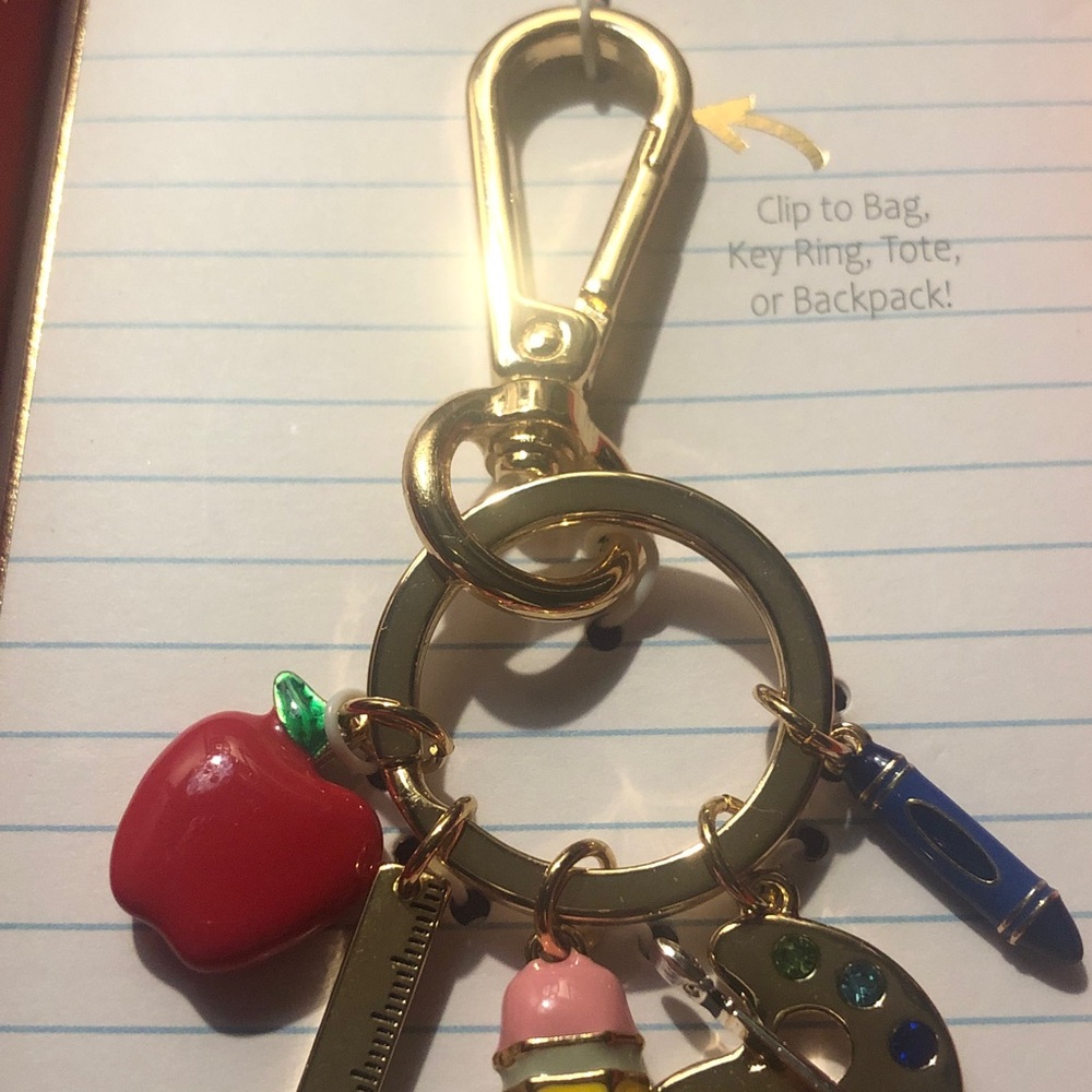True to Form Teacher’s Handbag Charms and Key Ring - Picture 2 of 5
